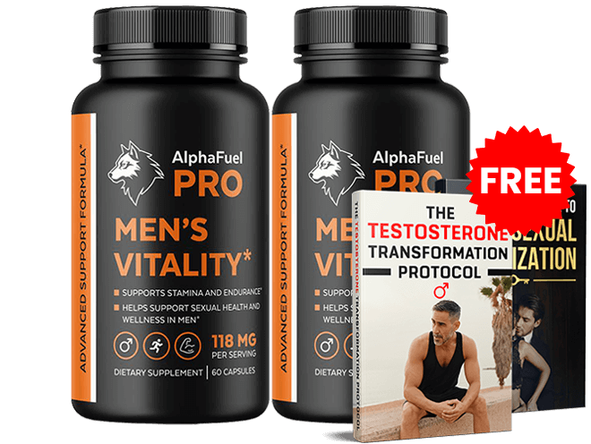 AlphaFuel Pro Natural Male Vitality Supplement